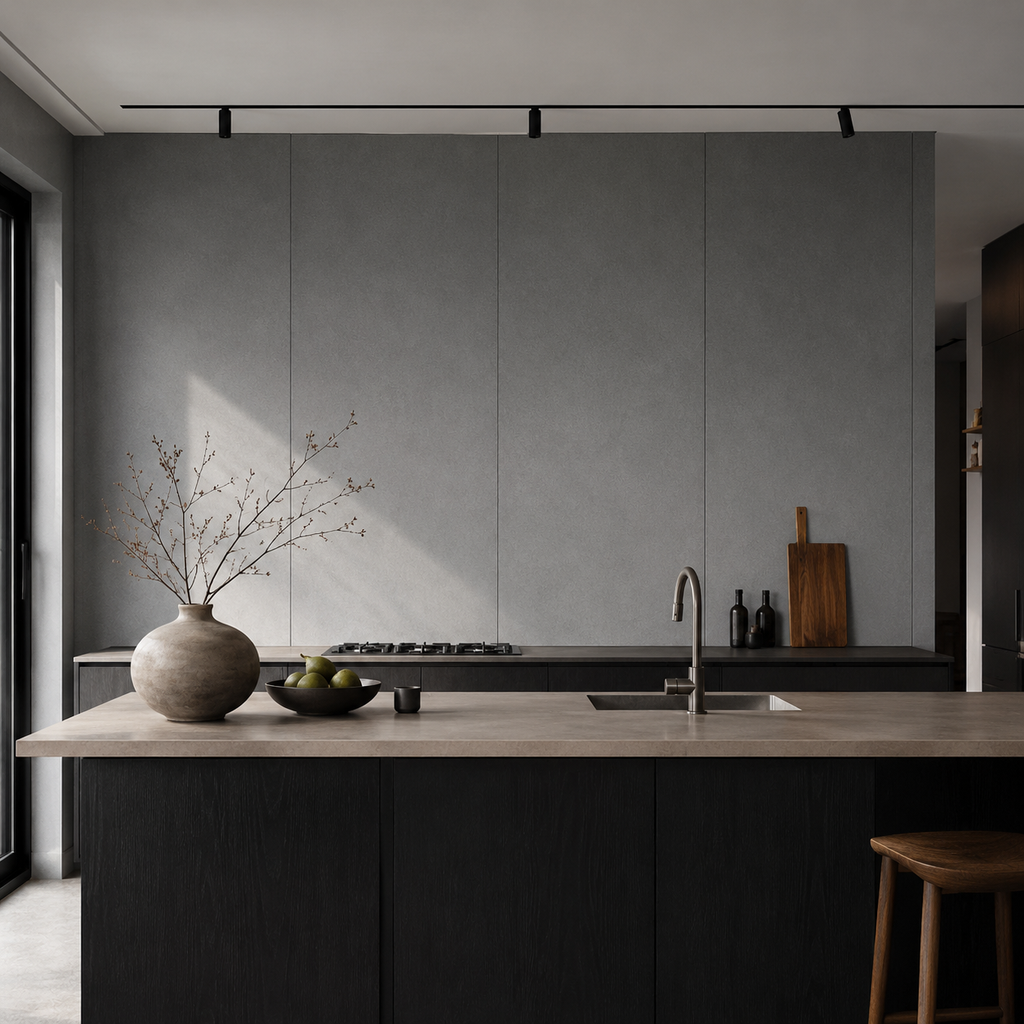 Panel ścienny MURO_003 Beton Szary | Wodoodporny 2900×1220 mm