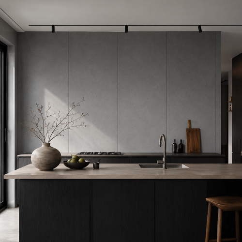 Panel ścienny MURO_003 Beton Szary | Wodoodporny 2900×1220 mm
