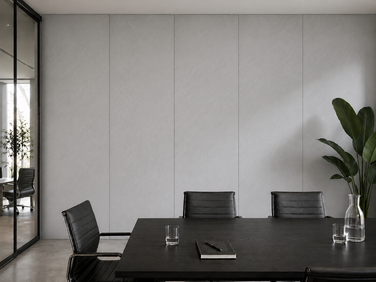 Panel ścienny MURO_001 Beton Jasnoszary | Wodoodporny 2900×1220 mm