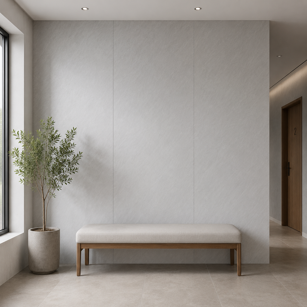 Panel ścienny MURO_001 Beton Jasnoszary | Wodoodporny 2900×1220 mm